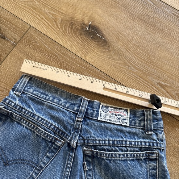 Vintage Levis 525 Jeans Womens 9 24 x 31 Blue‎ Slim Fit Tapered Denim 90s - Picture 6 of 12